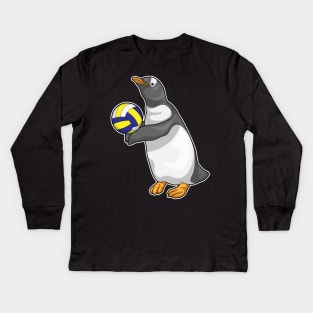 Penguin Volleyball player Volleyball Kids Long Sleeve T-Shirt